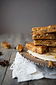 Brownies mit weisser Schokolade und Milchschokolade