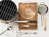 Kitchen utensils for grilling fish
