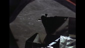 Apollo 10 Lunar Module docking over Moon