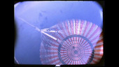Apollo 16 parachute deployment