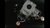 Apollo 17 LEM undocking and descent