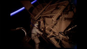 Spacewalk outside Skylab during Sl-2