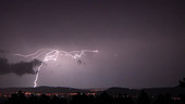 Lightning at night