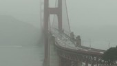 Golden Gate Bridge in mist