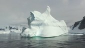 Sculpted iceberg, Antarctica