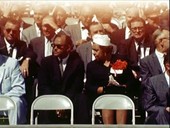 Rice Stadium guests and Presidential visit to Houston, 1962