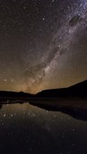 Time-lapse of star trails, Chile