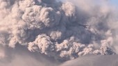 Volcanic ash billowing in sky, Sakurajima