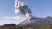 Volcanic ash billowing in sky, Sakurajima
