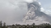 Volcanic ash from Sinabung volcano