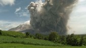 Volcanic eruption, Sinabung volcano