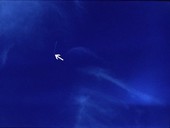 Missile launch seen from space, 1965