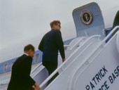President Kennedy departing Cape Canaveral, 1963