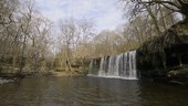 Pontneddfechan waterfall