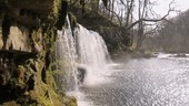 Pontneddfechan waterfall