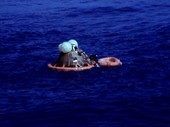 Apollo 17 recovery divers, 1972