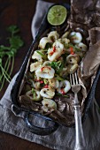 Salt and Pepper Crispy Squid with Lime and Chilli
