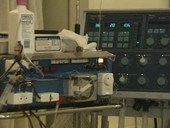 Monitors in an intensive care unit