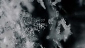 Dendritic ice crystal formation