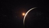 Proxima b orbiting Proxima Centauri