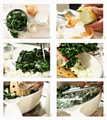 How to make spicy spinach
