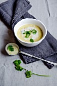 Parsnip and potato soup