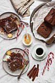 Rührkuchen aus Joghurt, Kakao und Gewürzen (weihnachtlich)