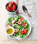 Strawberry with Rocket salad