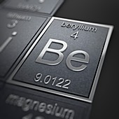 Beryllium, artwork