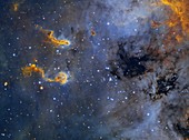 Tadpole Nebula, optical image