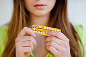 Woman and contraception