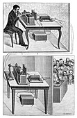 Edison's telephonography, 19th century