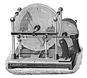 Holtz electrostatic induction generator, 19th century