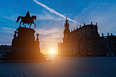 Statue, Theatre Square, Dresden, Germany