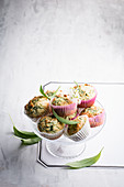 Wild garlic muffins