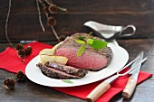 Roast beef with potatoes (Christmas)