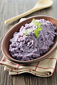 Purple mashed potatoes
