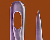 Sewing needle, SEM