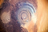 Richat structure, ISS image