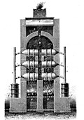 19th Century phosphorous oven, illustration