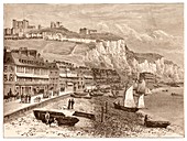 19th century illustration of Dover.
