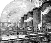 19th Century blast furnaces, UK