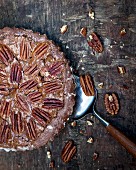 Chocolate pecan pie (USA)
