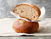 Swabian bread (that is lightly brushed with water before baking) with buttermilk