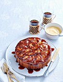 Spiced Apple Syrup Cake