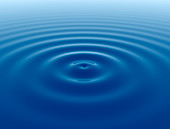 Ripples on water surface