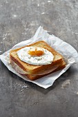 Croque Madame (grilled ham and cheese sandwich with fried egg)