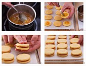 How to make biscuits filled with orange jam