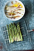 Cooking methods for asparagus - grilled and marinated