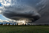 Supercell thunderstorm, Colorado, USA